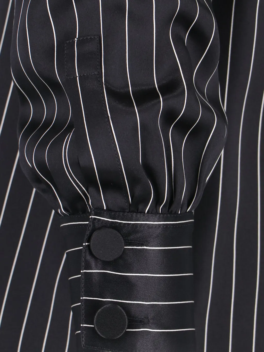 Saint Laurent Striped Single-Breasted Pajama Shirt