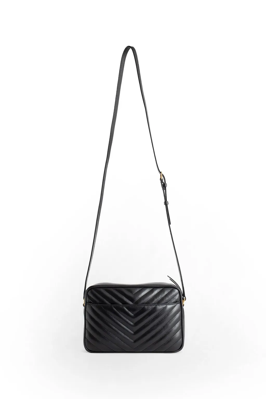 Saint Laurent Lou Zip-Up Quilted Crossbody Bag