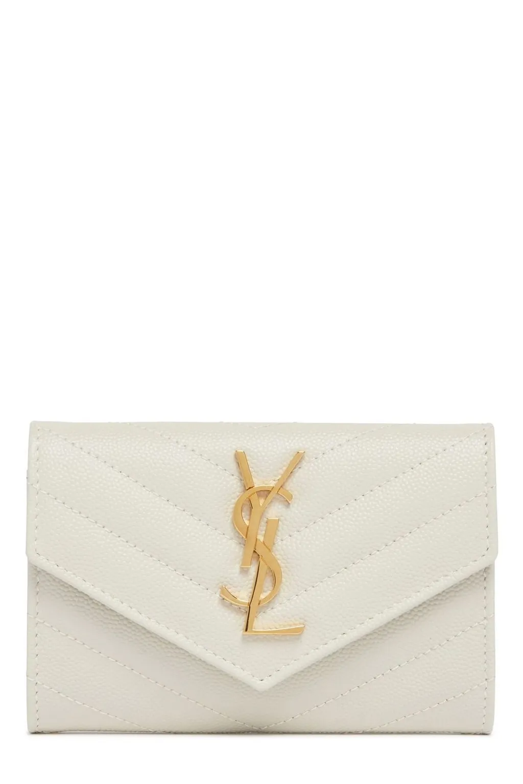 Saint Laurent Cassandre Matelassé Small Envelope Wallet