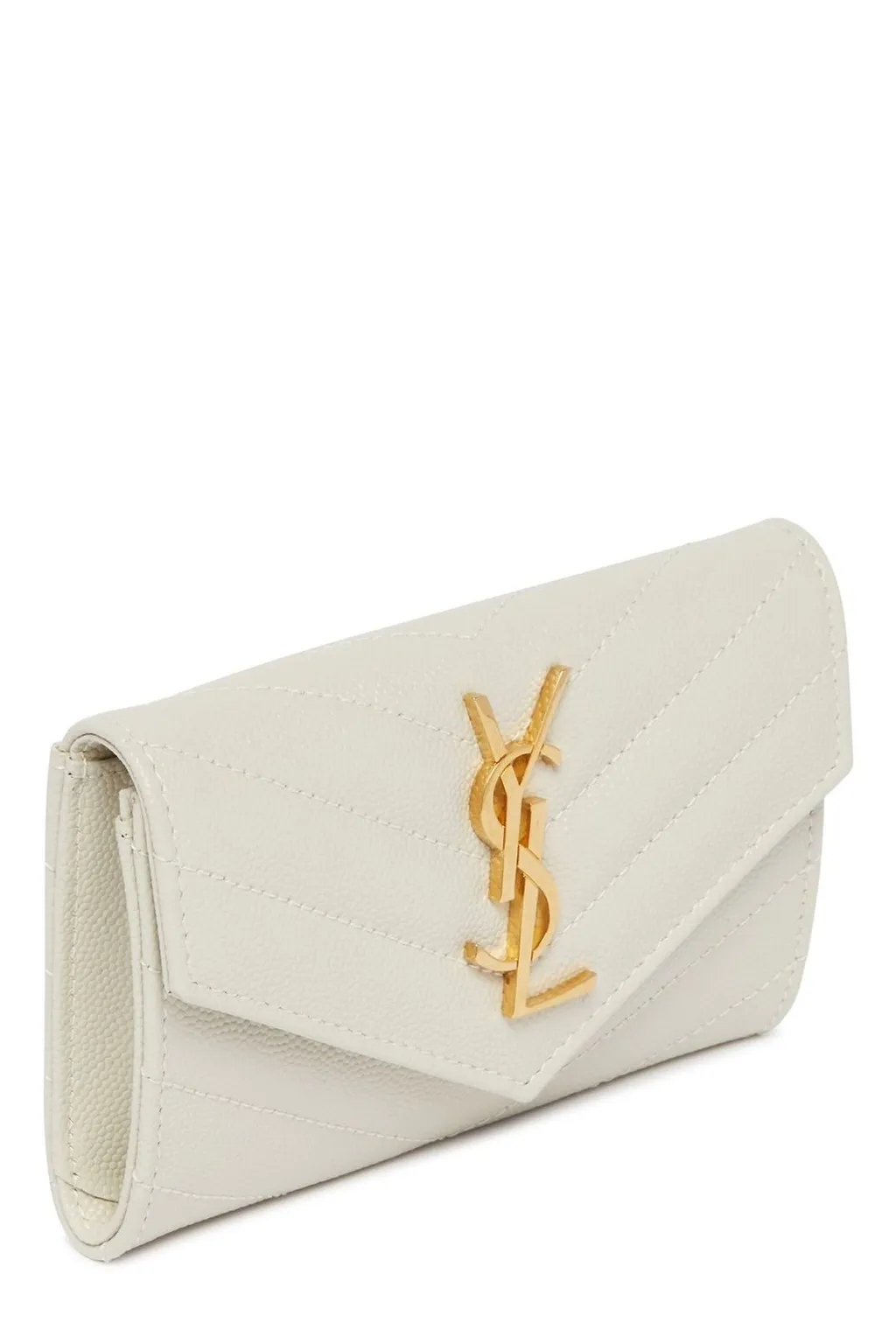 Saint Laurent Cassandre Matelassé Small Envelope Wallet