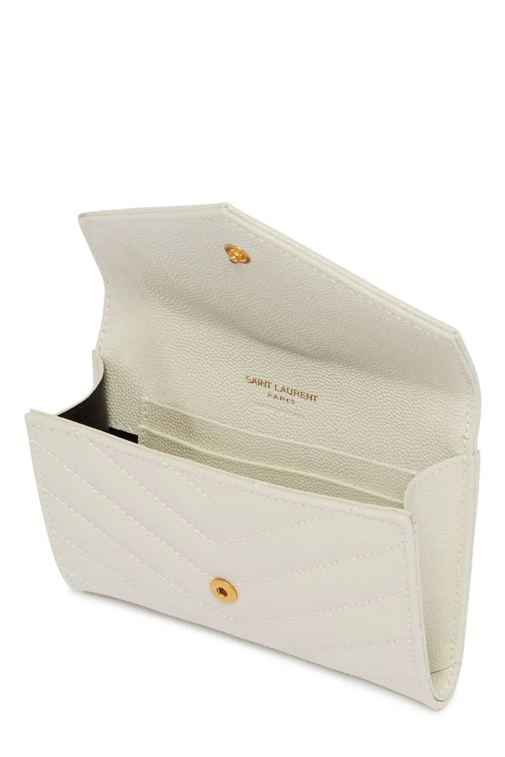Saint Laurent Cassandre Matelassé Small Envelope Wallet