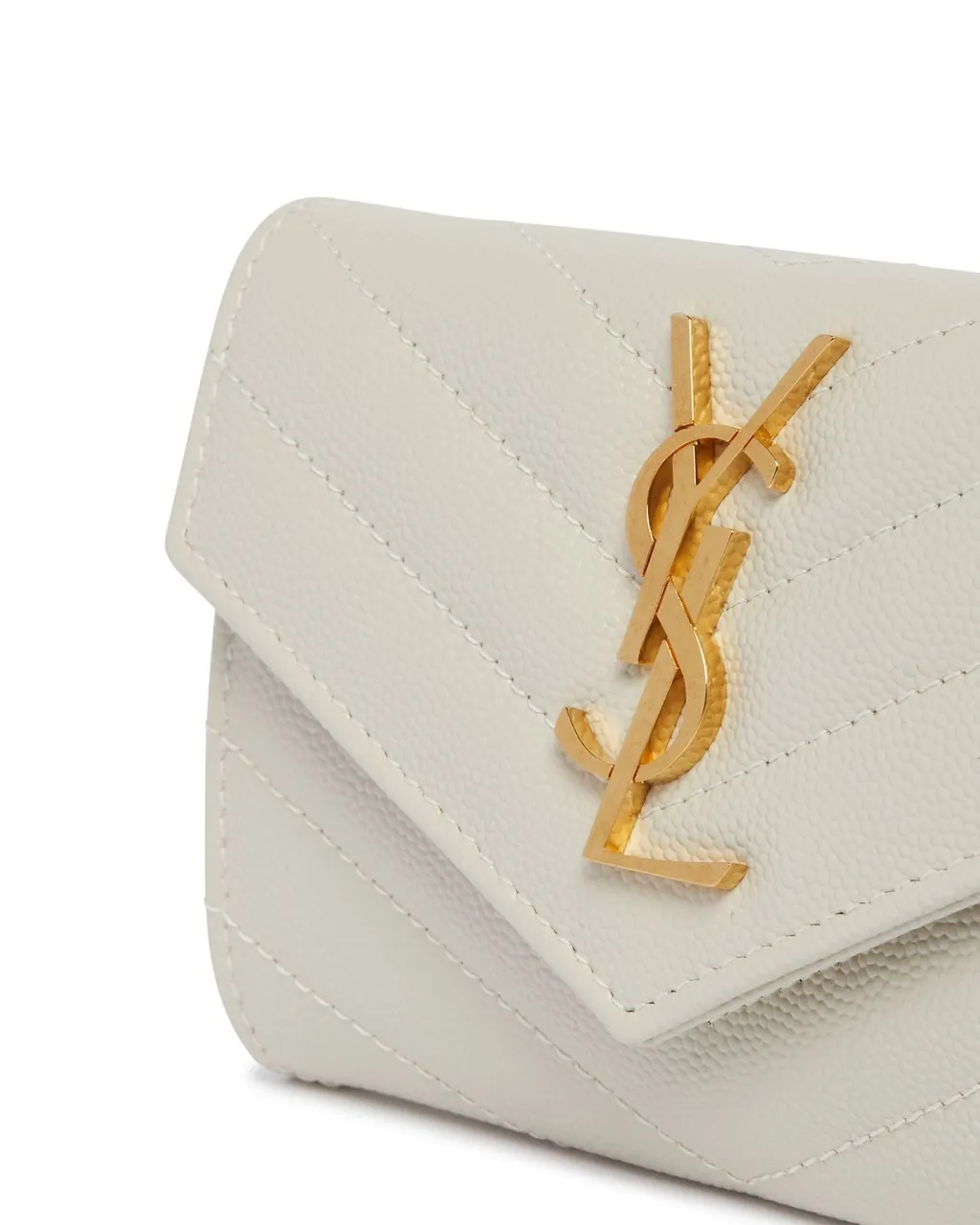 Saint Laurent Cassandre Matelassé Small Envelope Wallet