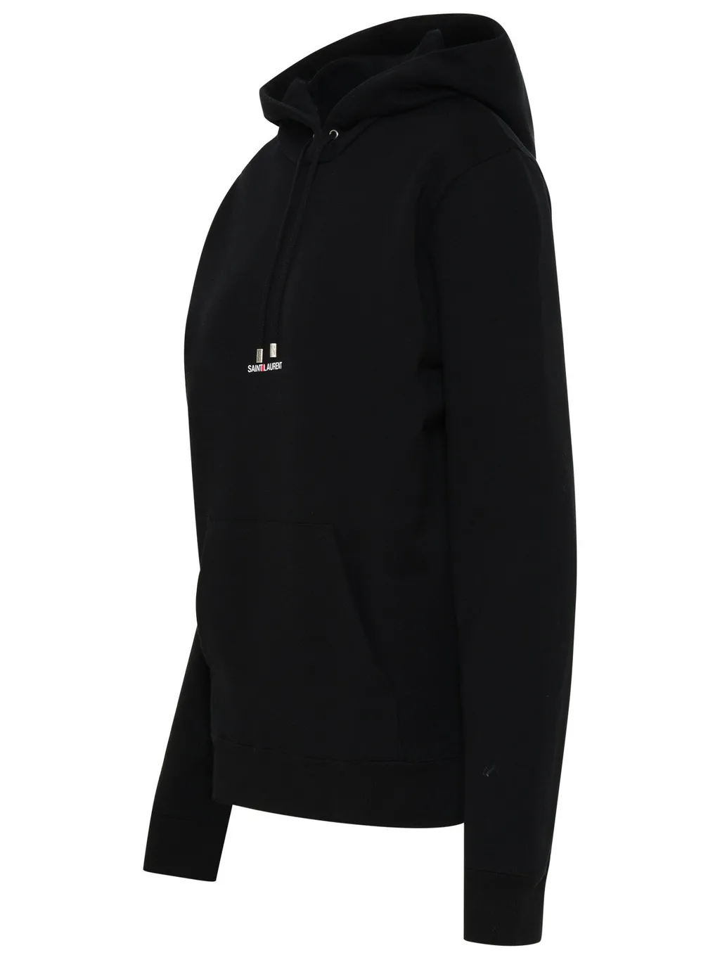 Saint Laurent Logo Printed Drawstring Hoodie