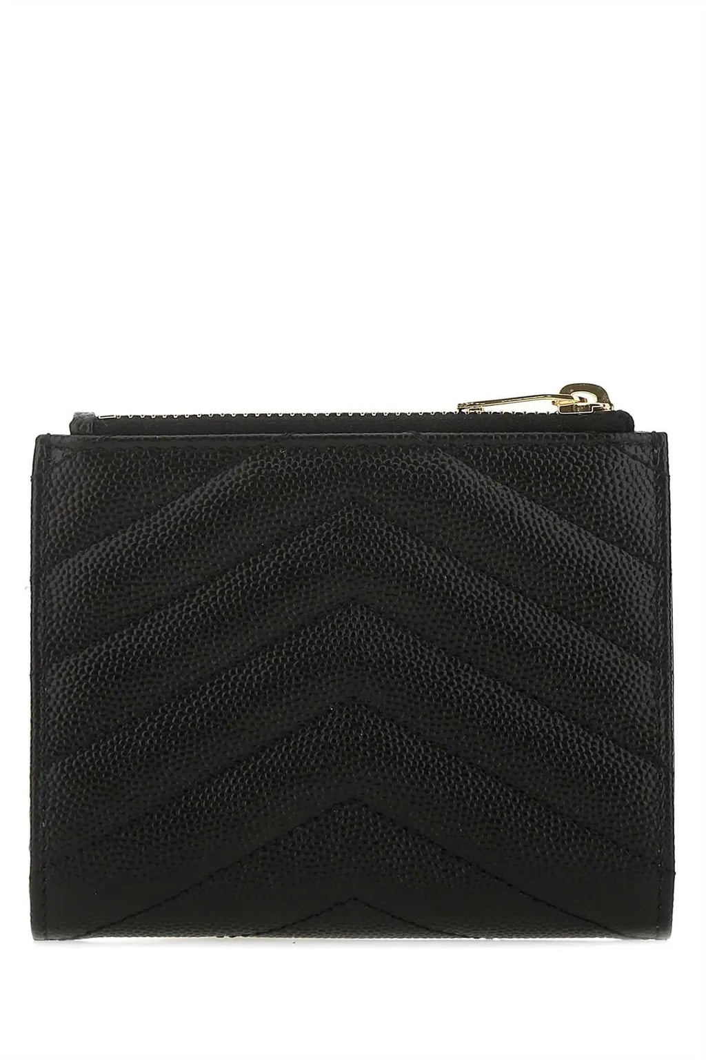 Saint Laurent Monogram Zipped Bi-Fold Wallet