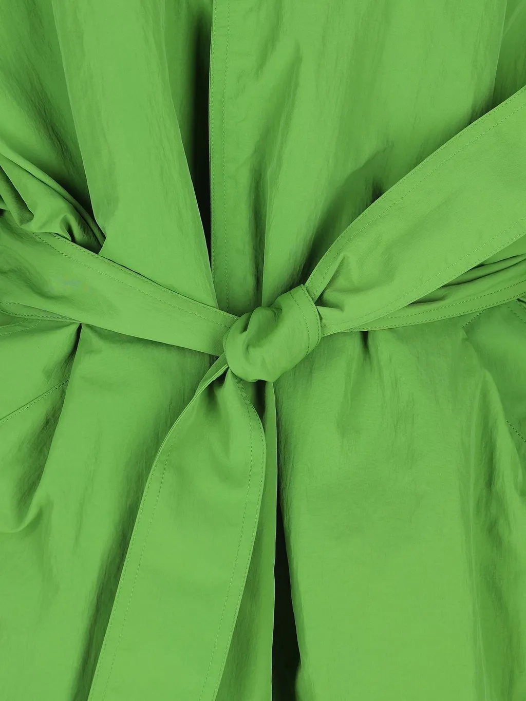 Saint Laurent Belted Long-Sleeved Car Coat