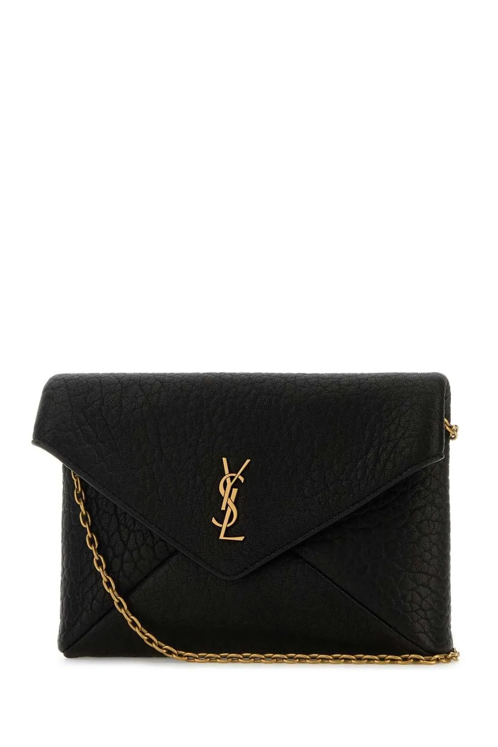 Saint Laurent Envelope Logo Plaque Crossbody Bag
