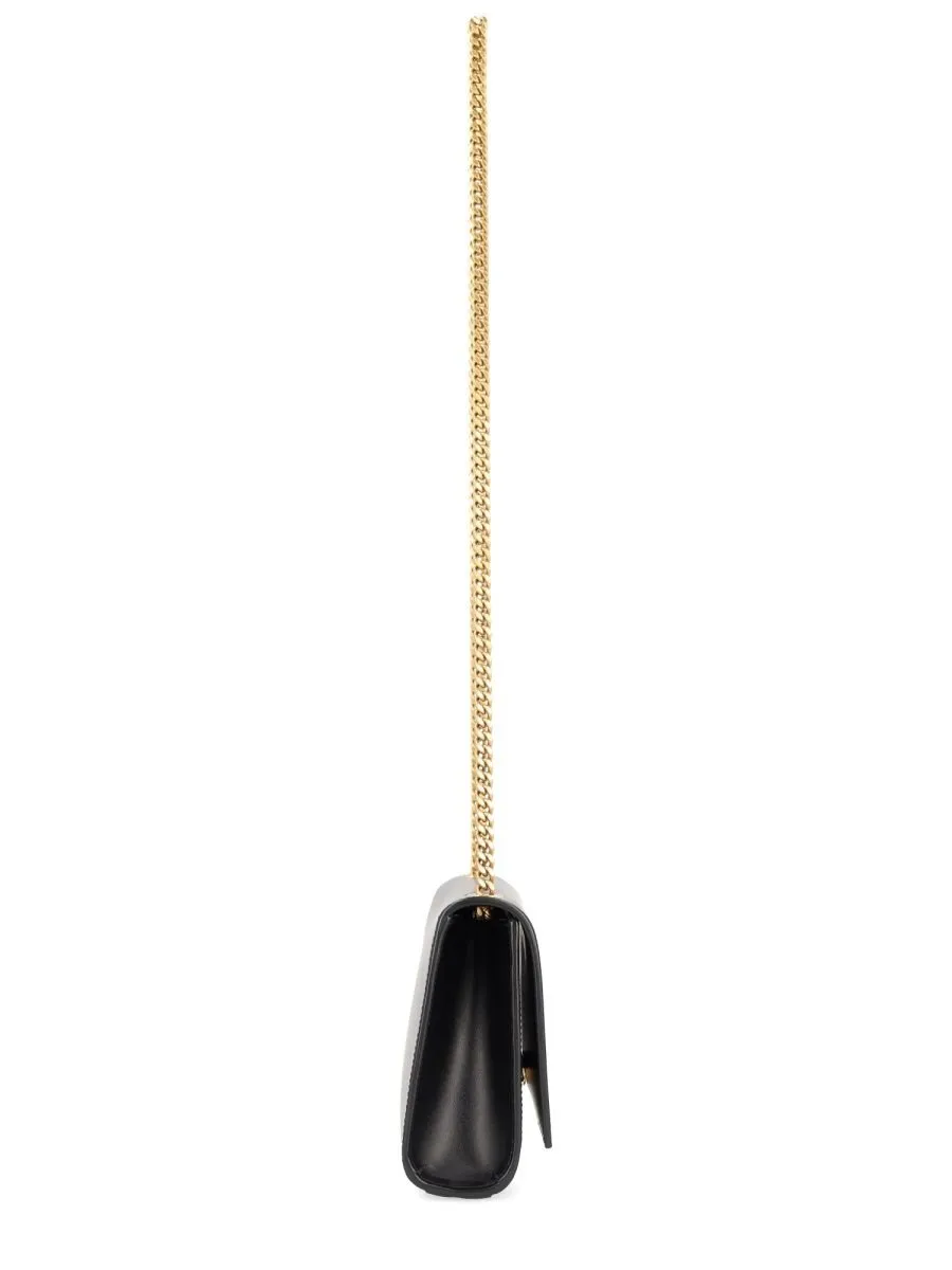Saint Laurent Kate Logo Plaque Shoulder Bag