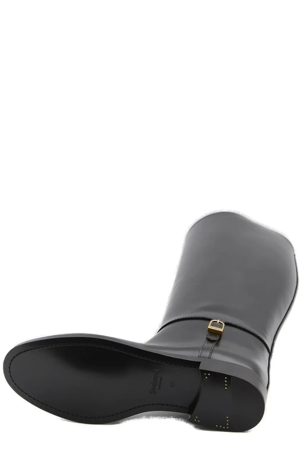 Saint Laurent Julia Logo Engraved Boots