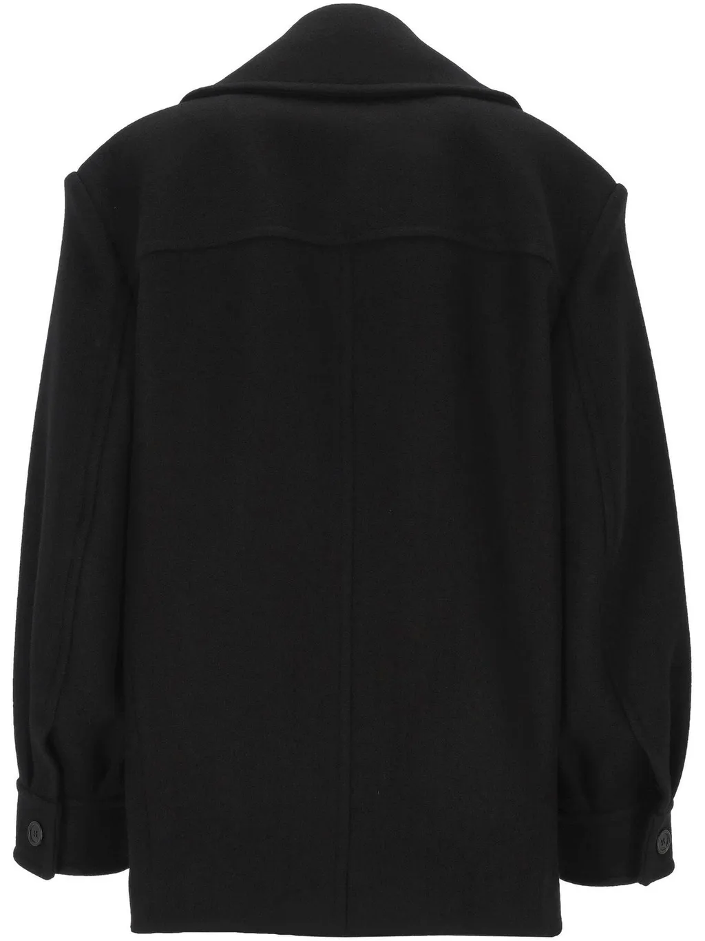 Saint Laurent Oversized Double-Breasted Peacoat