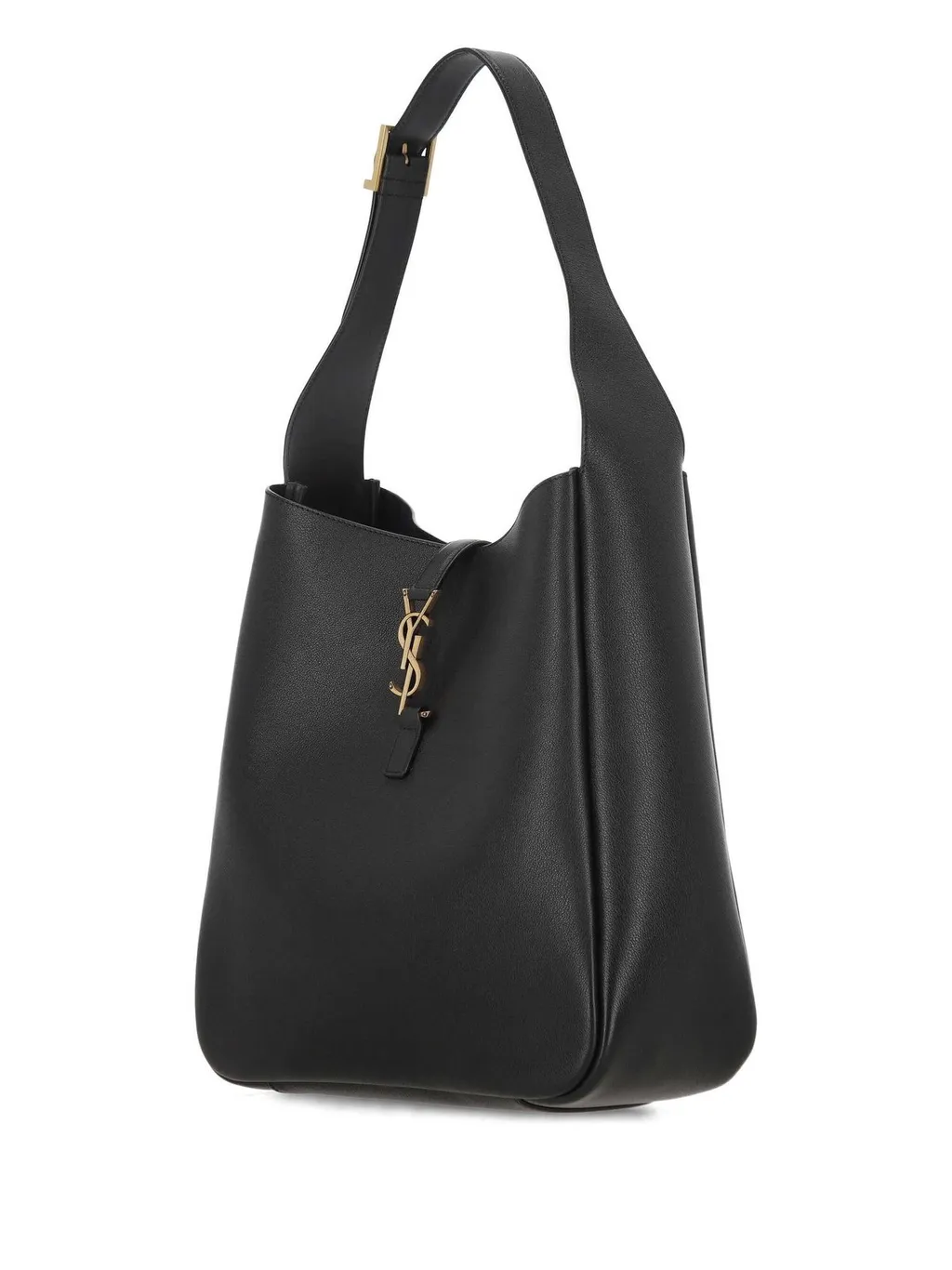 Saint Laurent Le 5 à 7 Logo Plaque Large Shoulder Bag