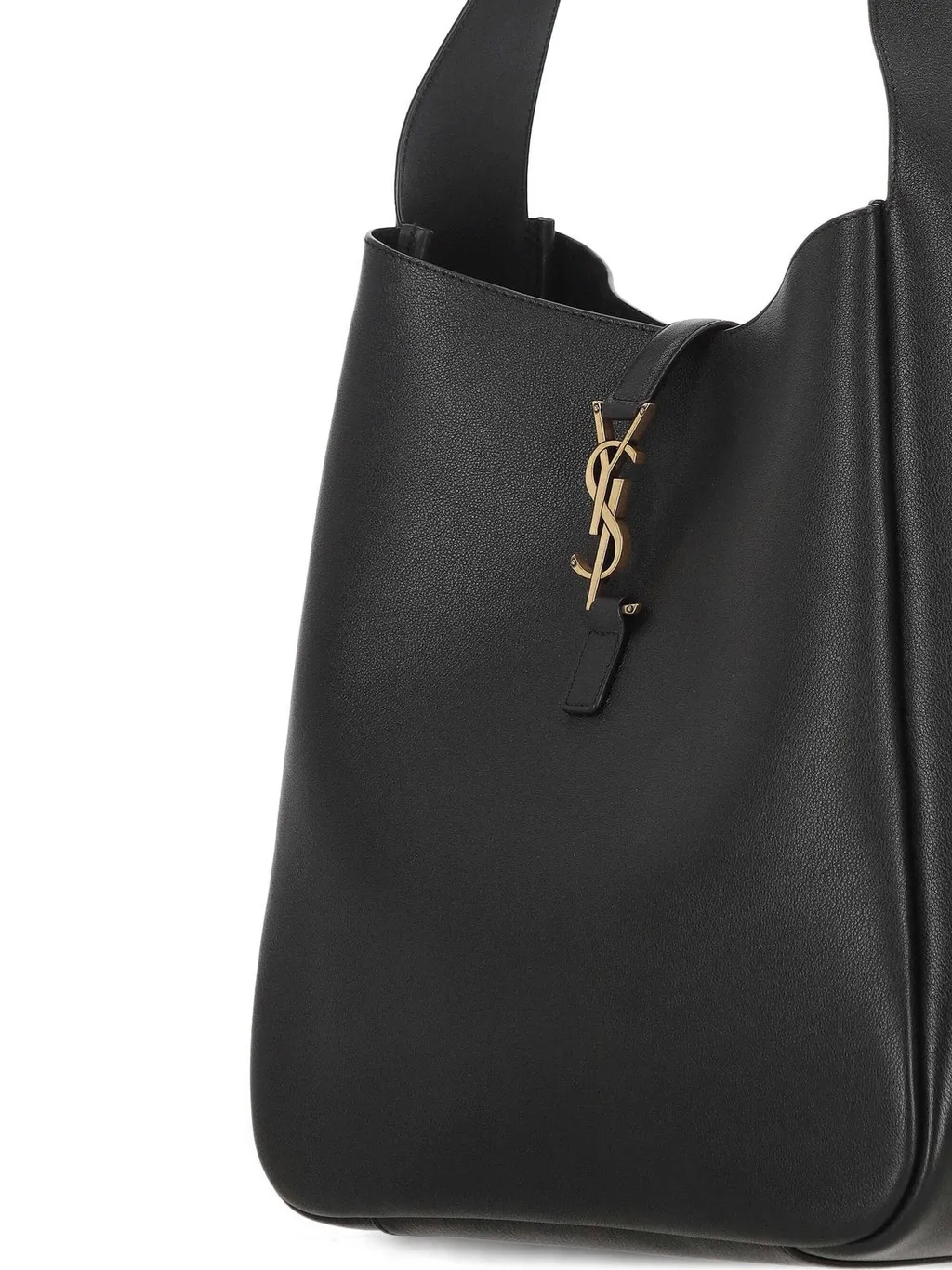 Saint Laurent Le 5 à 7 Logo Plaque Large Shoulder Bag