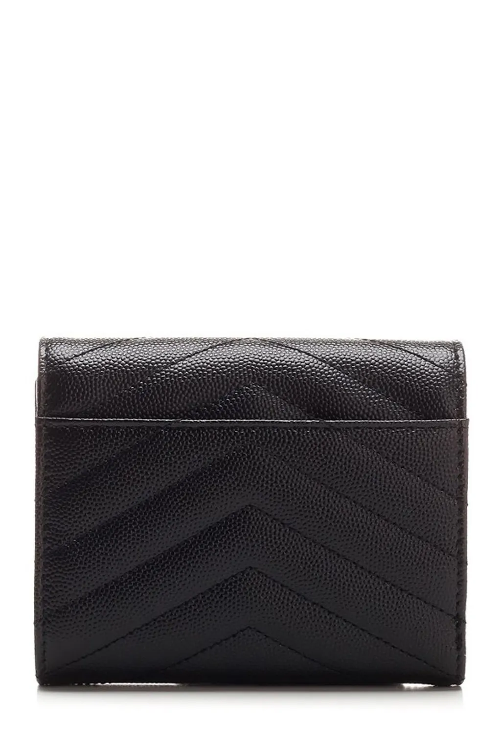 Saint Laurent Cassandre Matelassé Compact Tri Fold Wallet