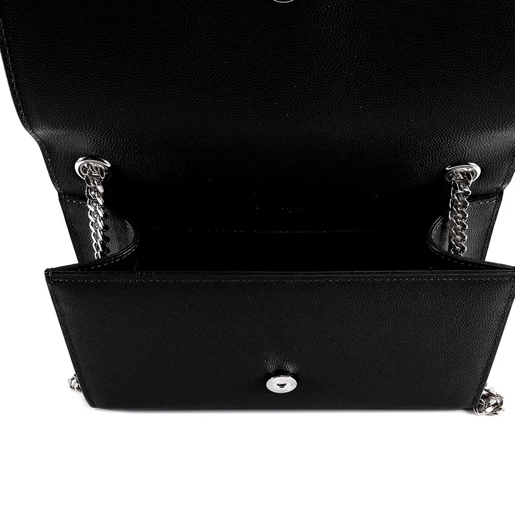 Saint Laurent Kate Logo Plaque Small Shoulder Bag
