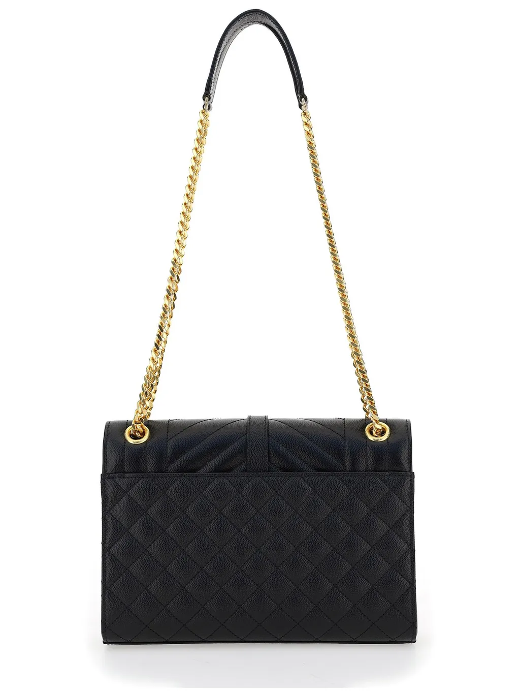 Saint Laurent Matelassé Envelope Medium Shoulder Bag