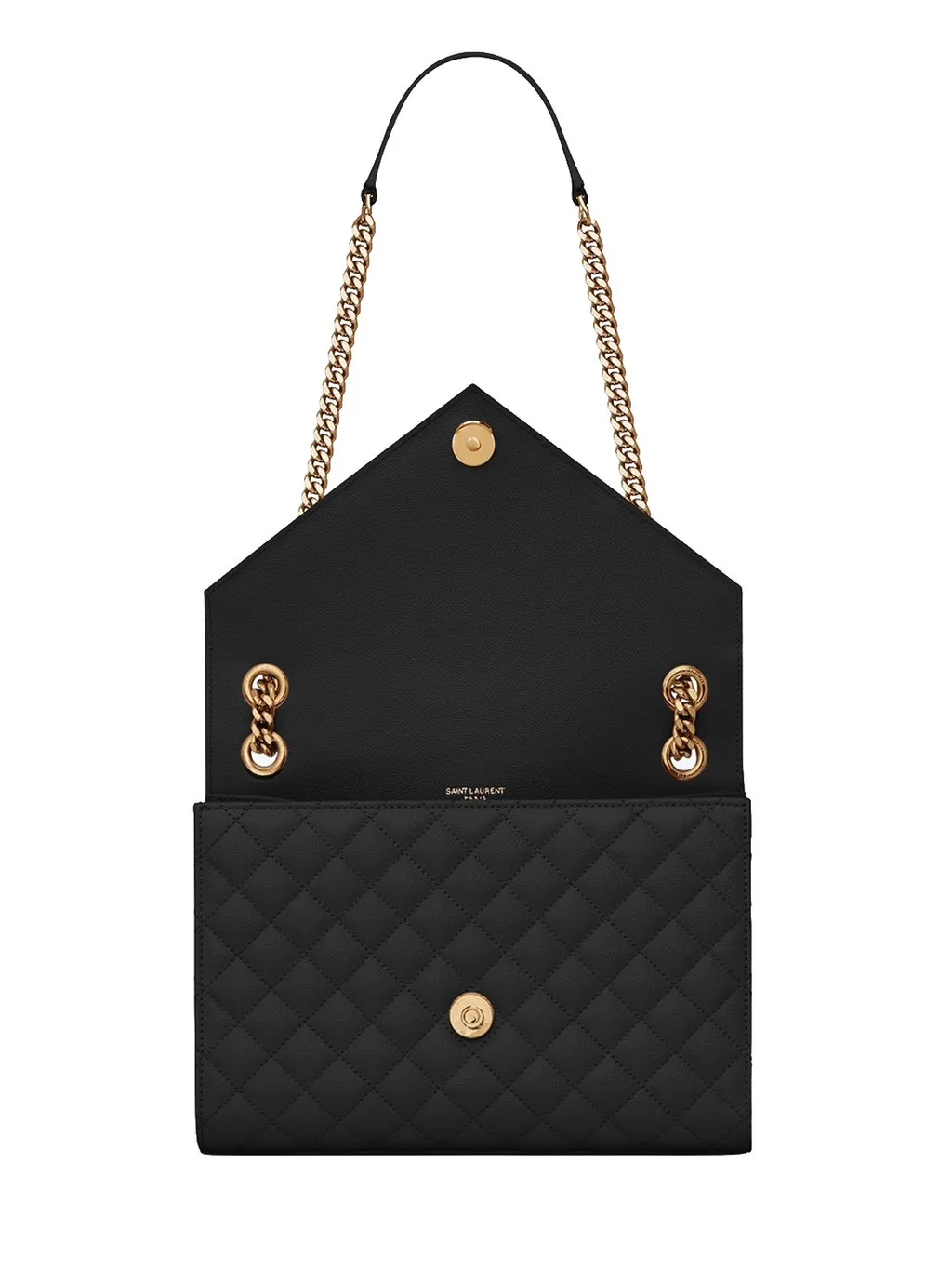 Saint Laurent Matelassé Envelope Medium Shoulder Bag