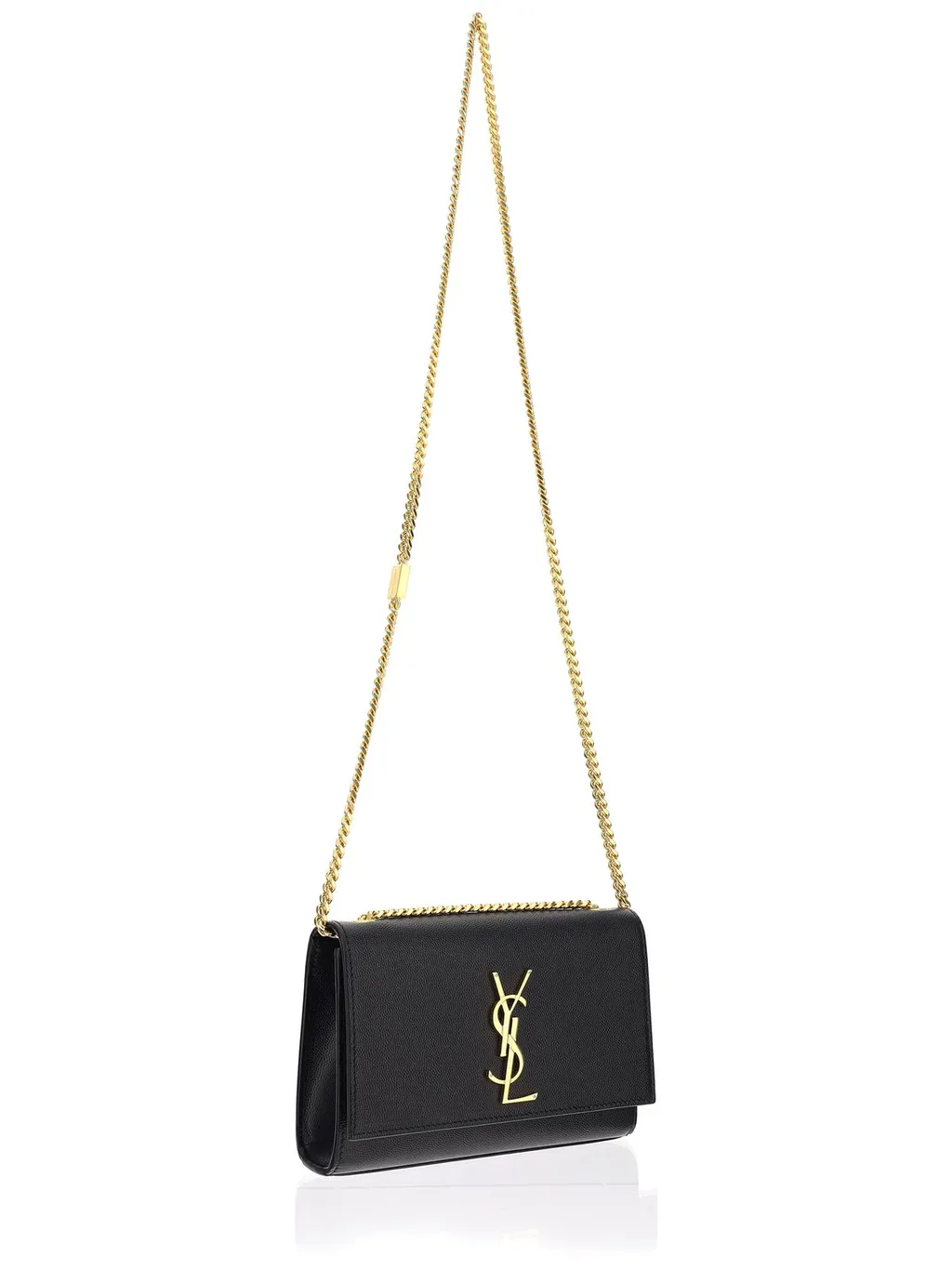 Saint Laurent Kate Logo Plaque Small Crossbody Bag