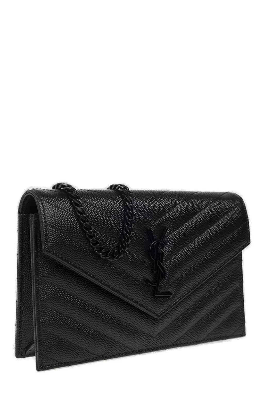Saint Laurent Cassandre Envelope Chain Wallet