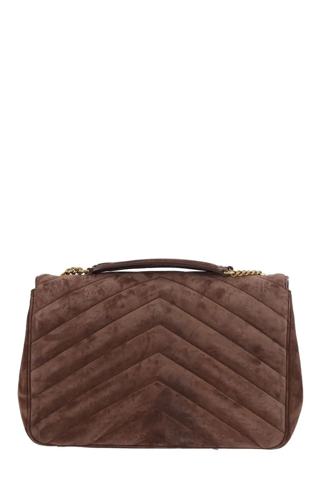 Saint Laurent Loulou Logo Plaque Large Shoulder Bag