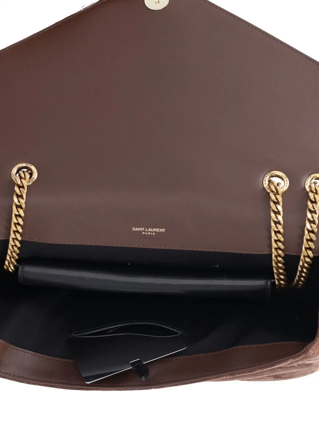 Saint Laurent Loulou Logo Plaque Large Shoulder Bag