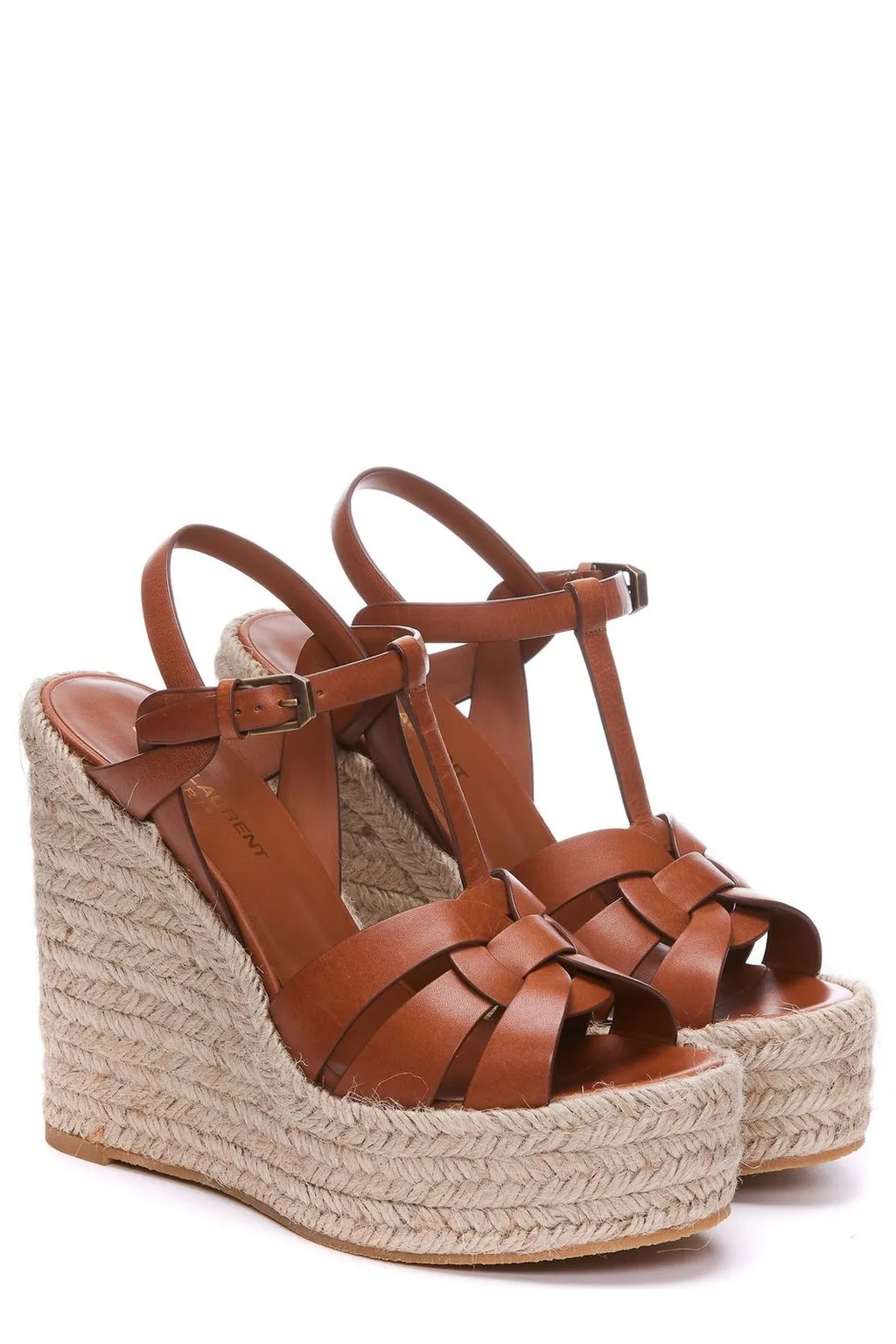 Saint Laurent Tribute Wedge Espadrilles