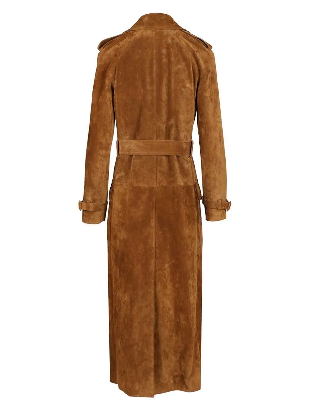 Saint Laurent Double-Breasted Trench Coat