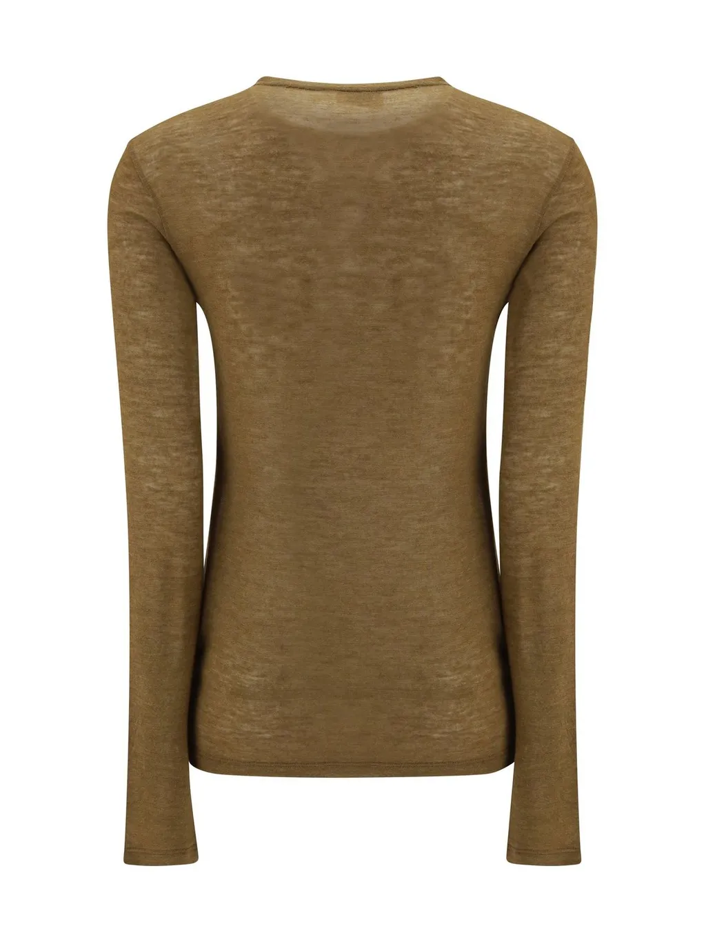 Saint Laurent Crewneck Long-Sleeved Top