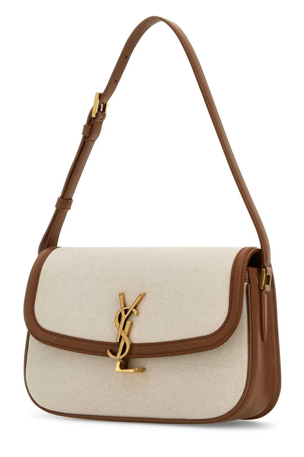 Saint Laurent Solferino Logo Plaque Shoulder Bag