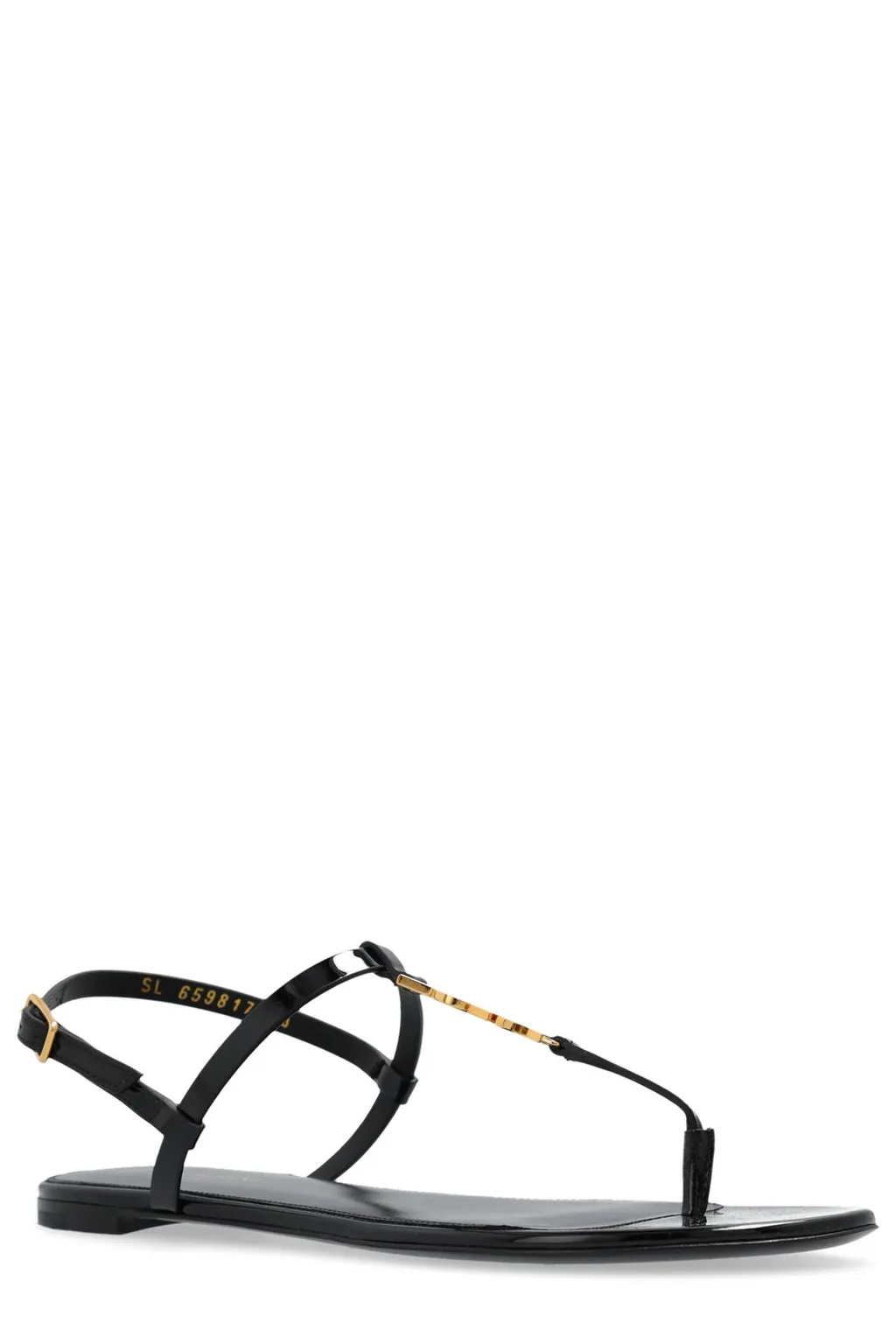 Saint Laurent Cassandra T-Strap Sandals
