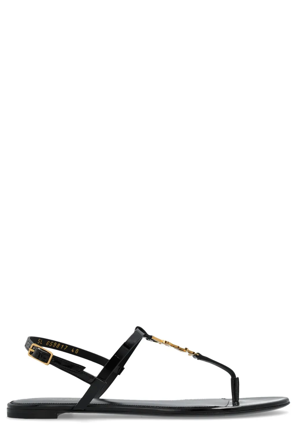 Saint Laurent Cassandra T-Strap Sandals