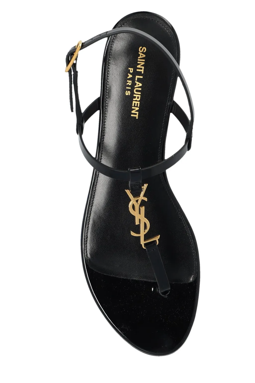 Saint Laurent Cassandra T-Strap Sandals