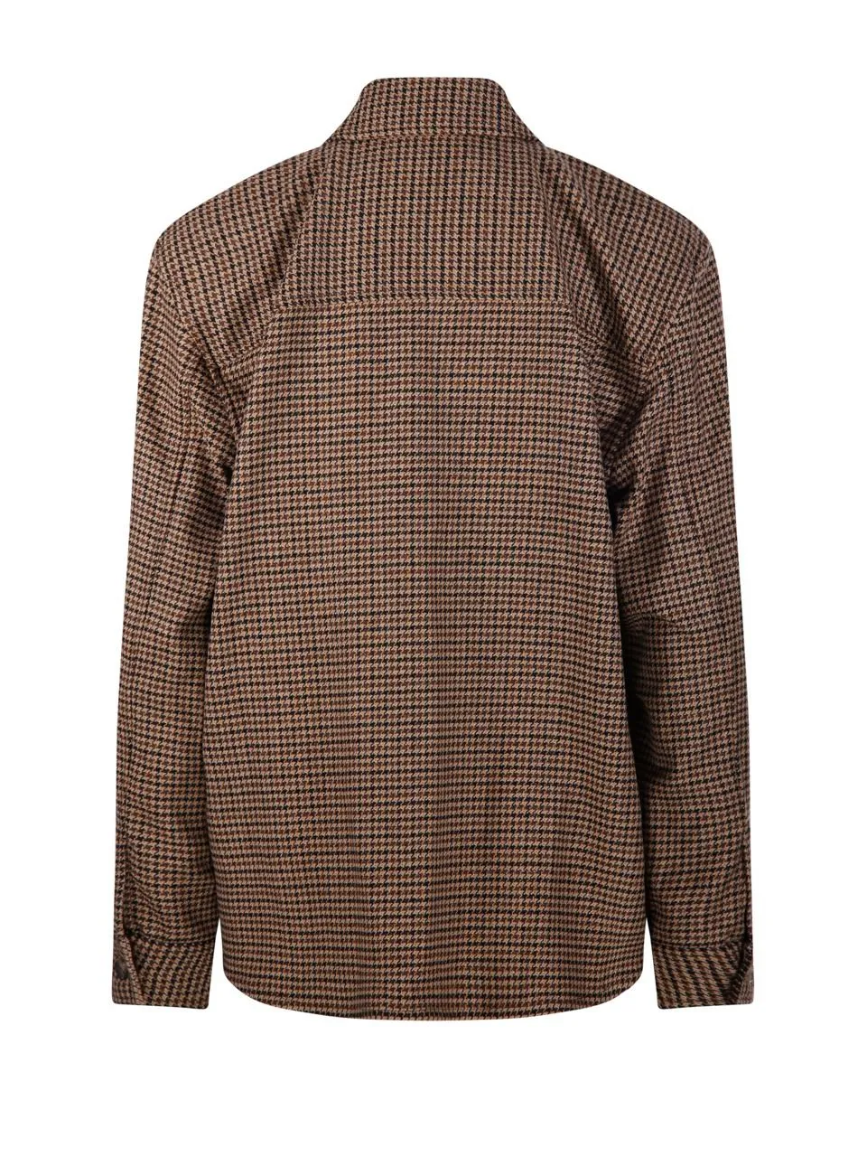 Saint Laurent Logo Embroidered Button-Up Overshirt