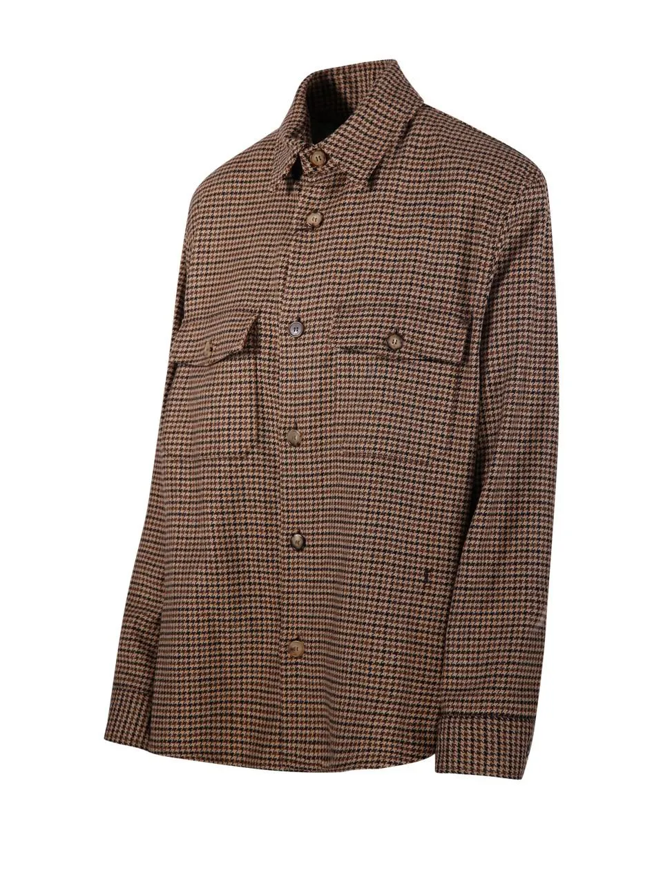Saint Laurent Logo Embroidered Button-Up Overshirt