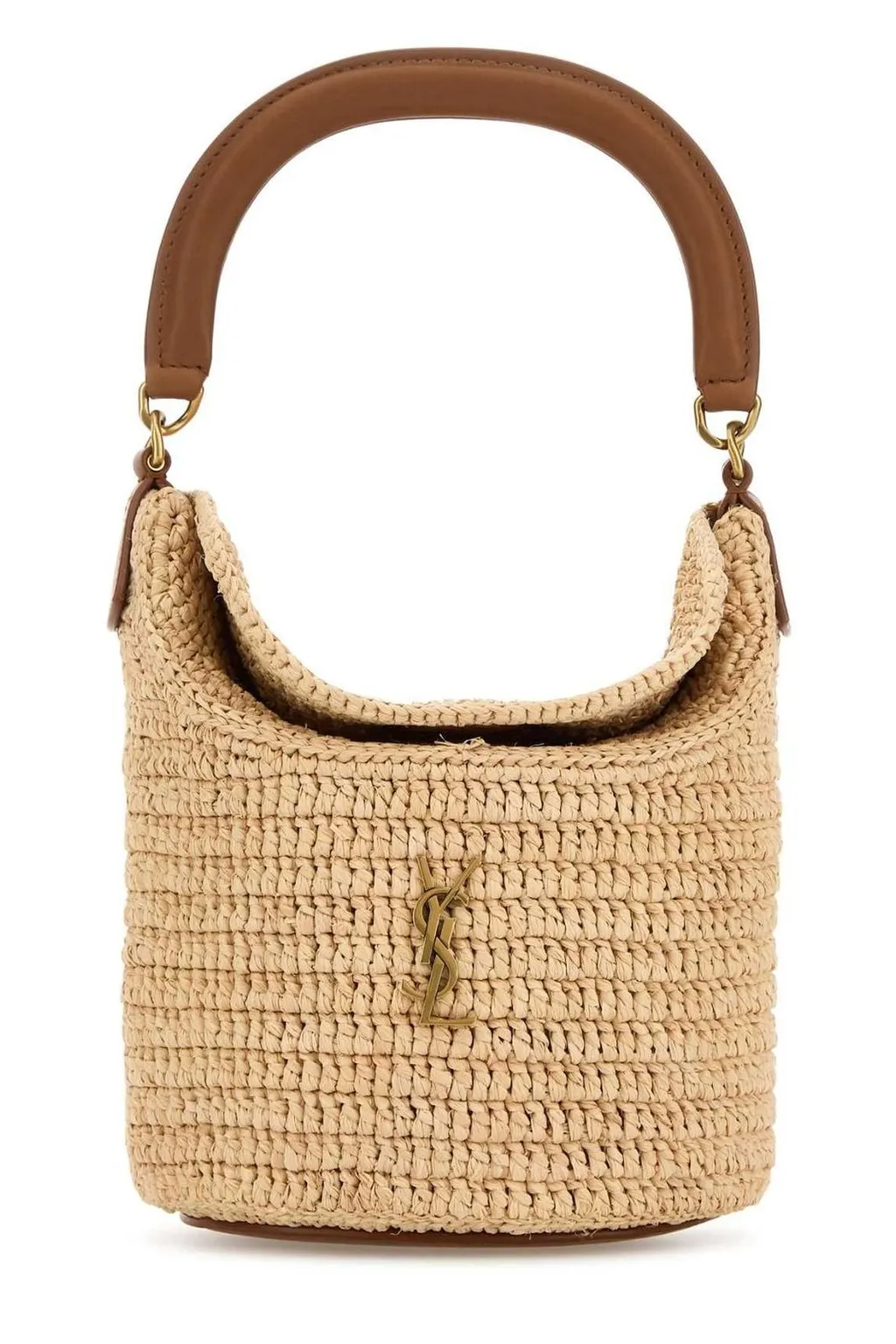 Saint Laurent Gaby Logo Plaque Bucket Bag