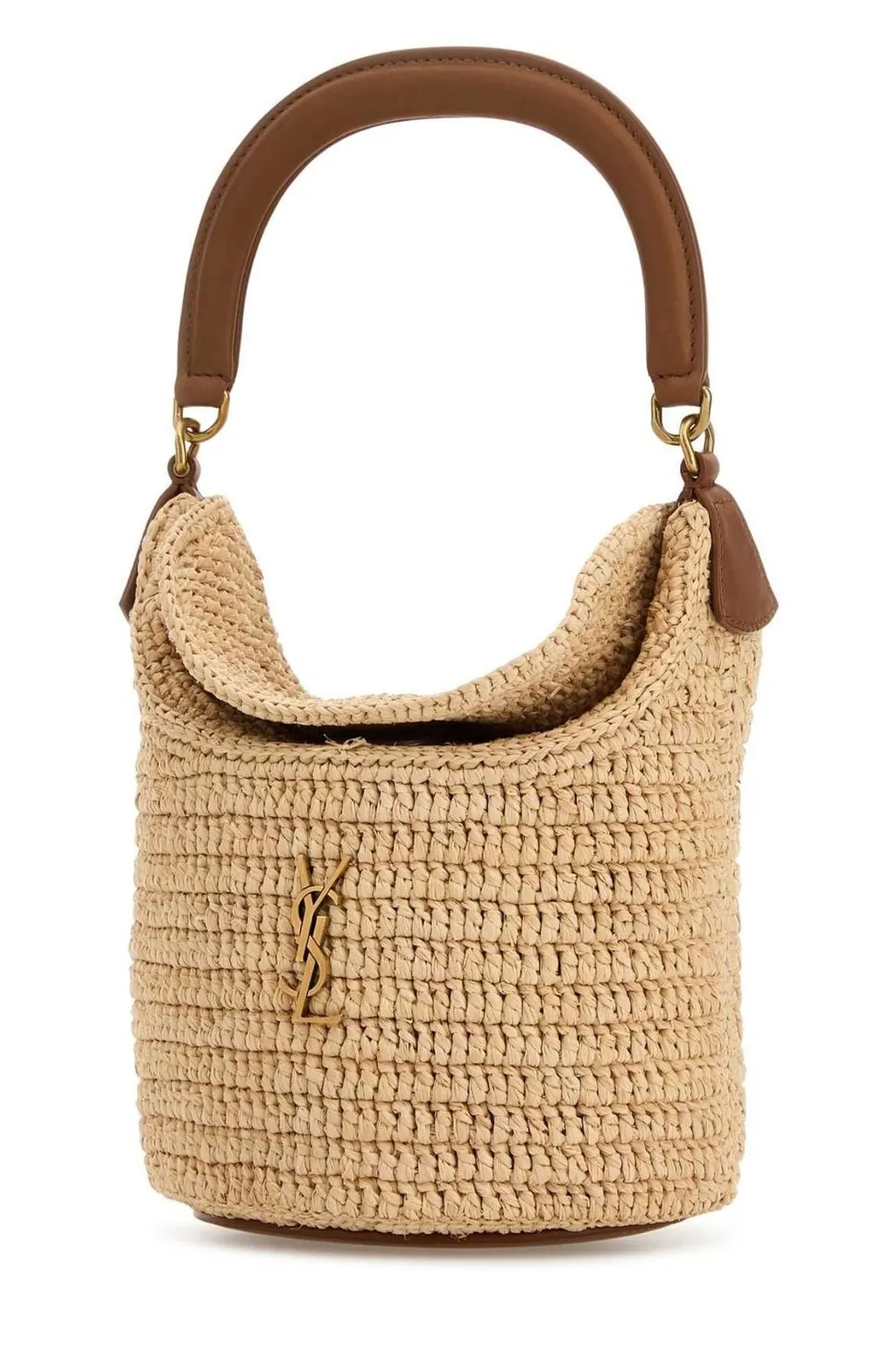 Saint Laurent Gaby Logo Plaque Bucket Bag