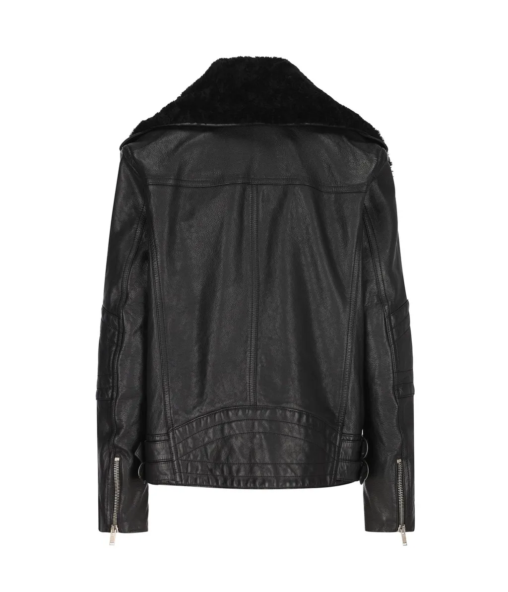 Saint Laurent Zip Detailed Long-Sleeved Jacket