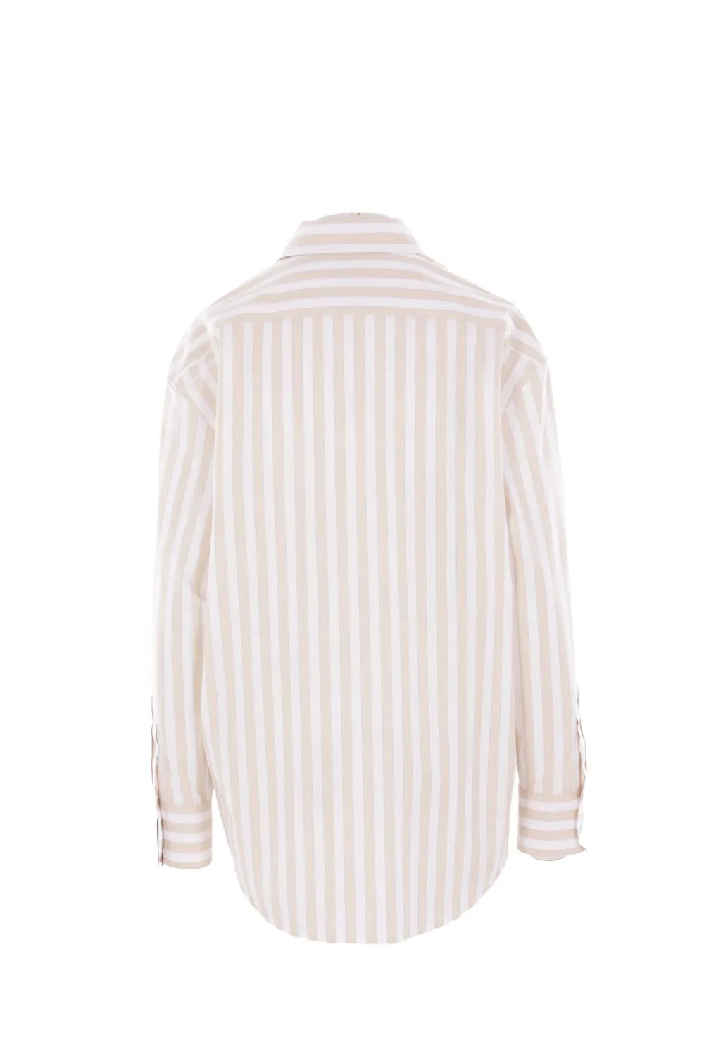Saint Laurent Cassandre Striped Button-Up Shirt