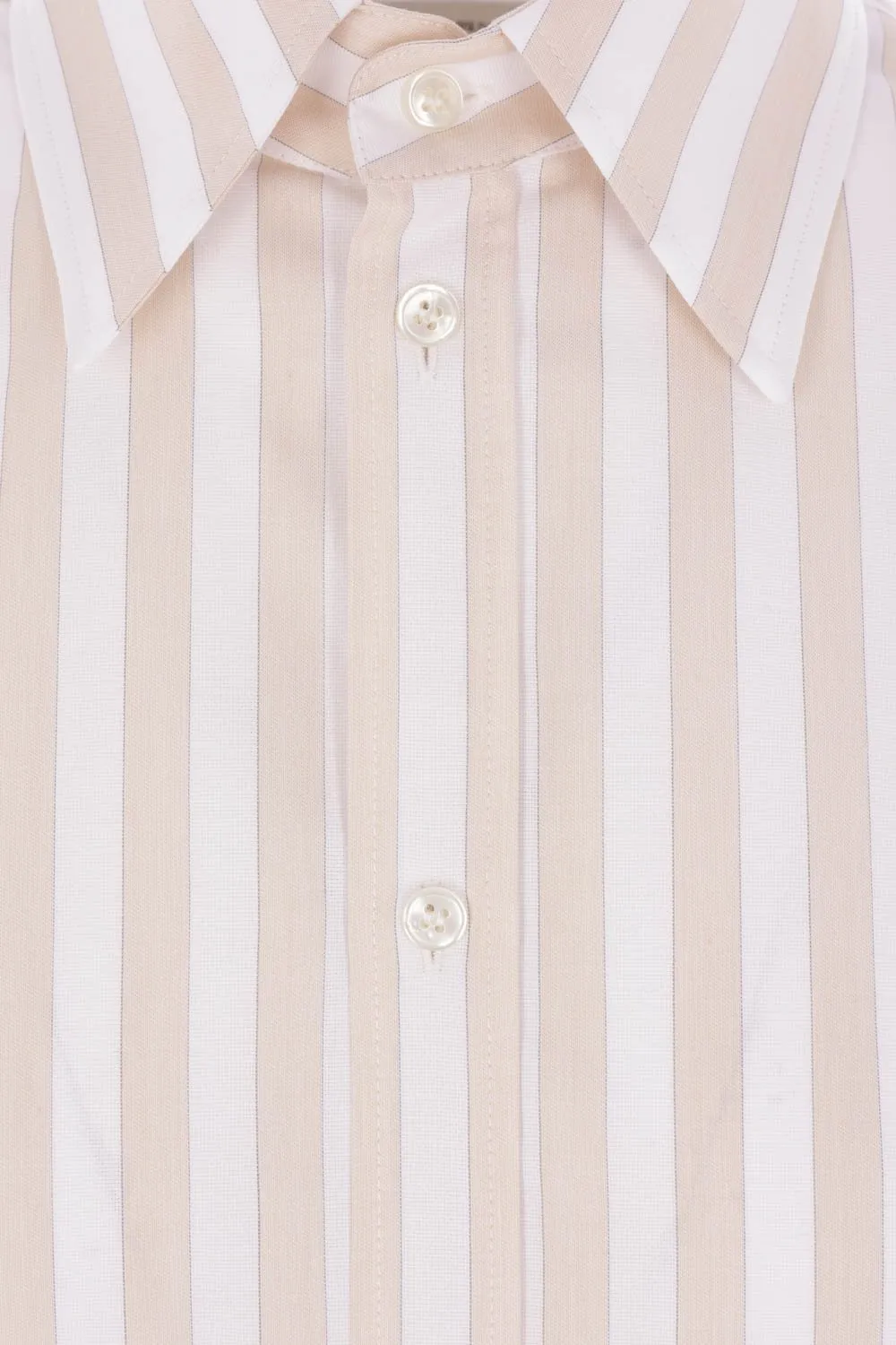 Saint Laurent Cassandre Striped Button-Up Shirt