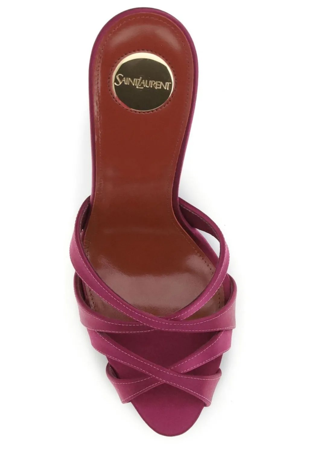 Saint Laurent Chandelle Open Toe Mules