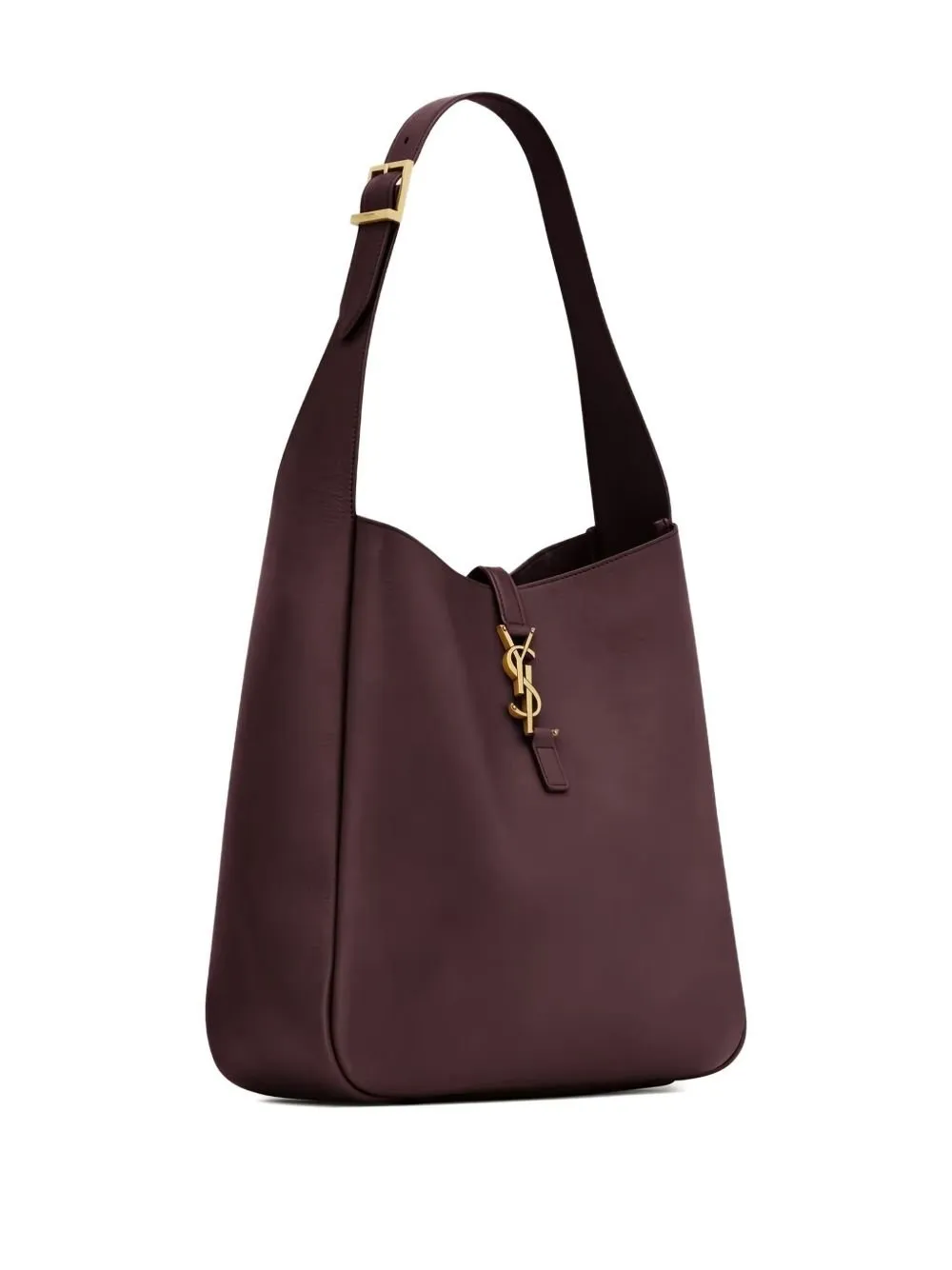 Saint Laurent Le 5 à 7 Logo Plaque Large Shoulder Bag