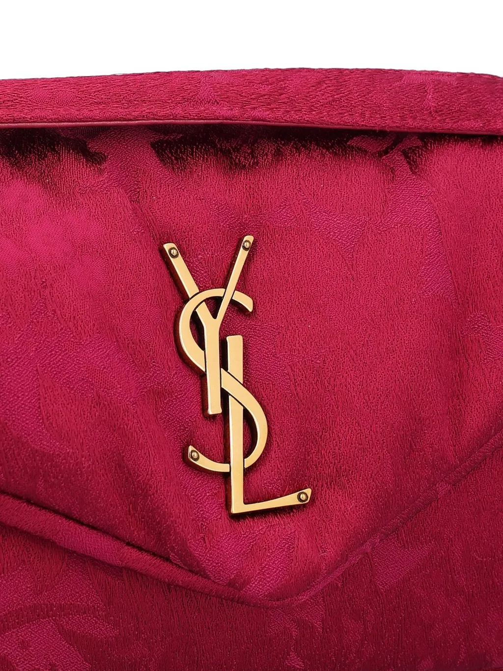 Saint Laurent Calypso Jacquard Small Shoulder Bag