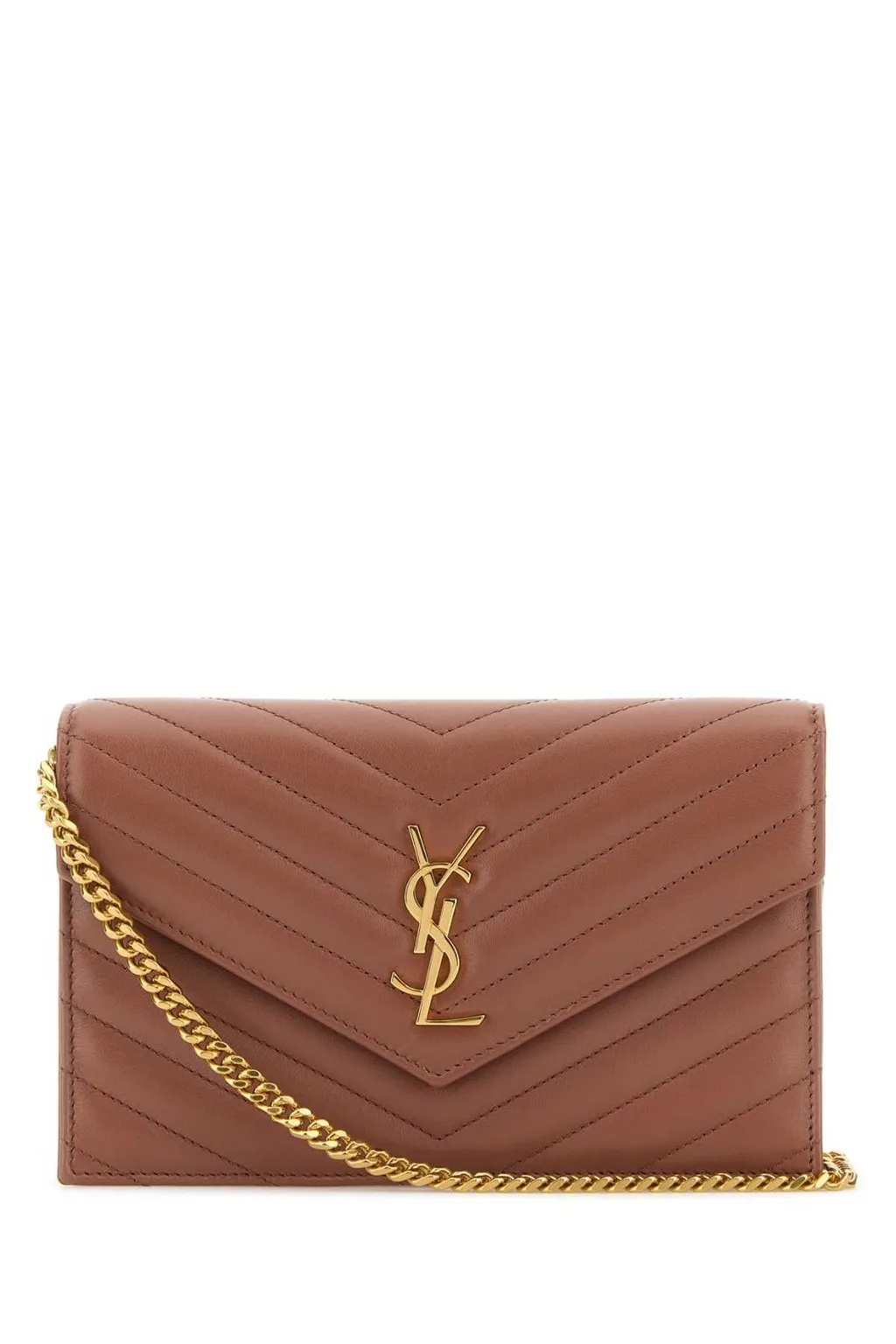 Saint Laurent Envelope Cassandre Chain Wallet