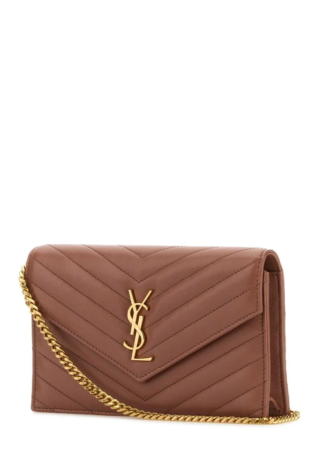 Saint Laurent Envelope Cassandre Chain Wallet