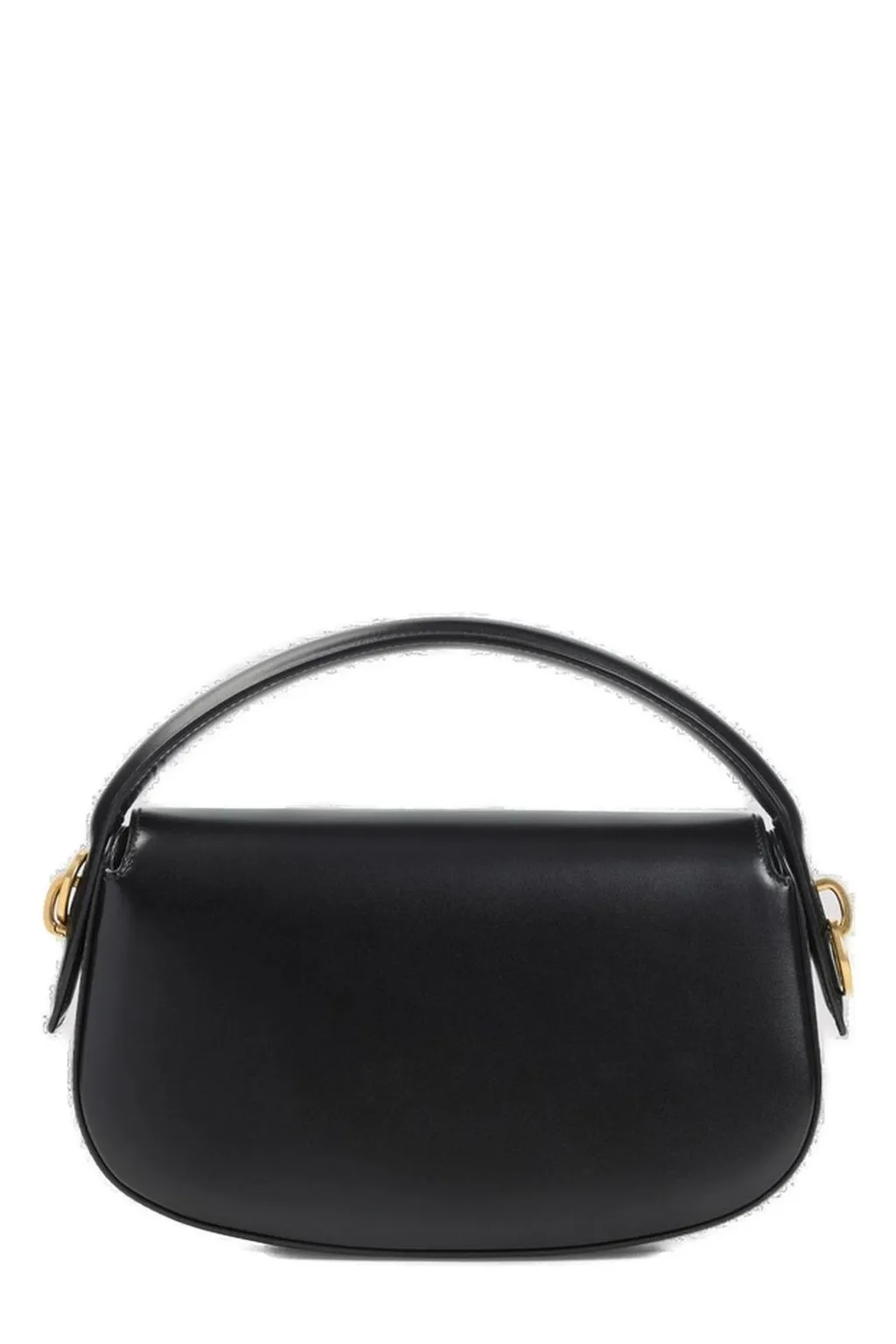Saint Laurent Logo Plaque Foldover Top Tote Bag