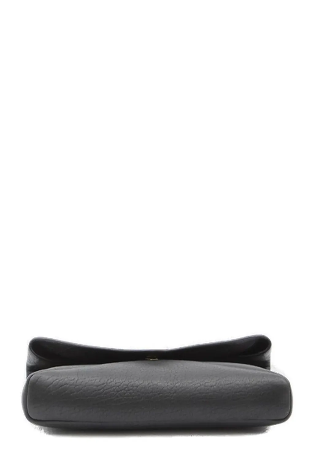 Saint Laurent Logo Plaque Foldover Top Clutch Bag