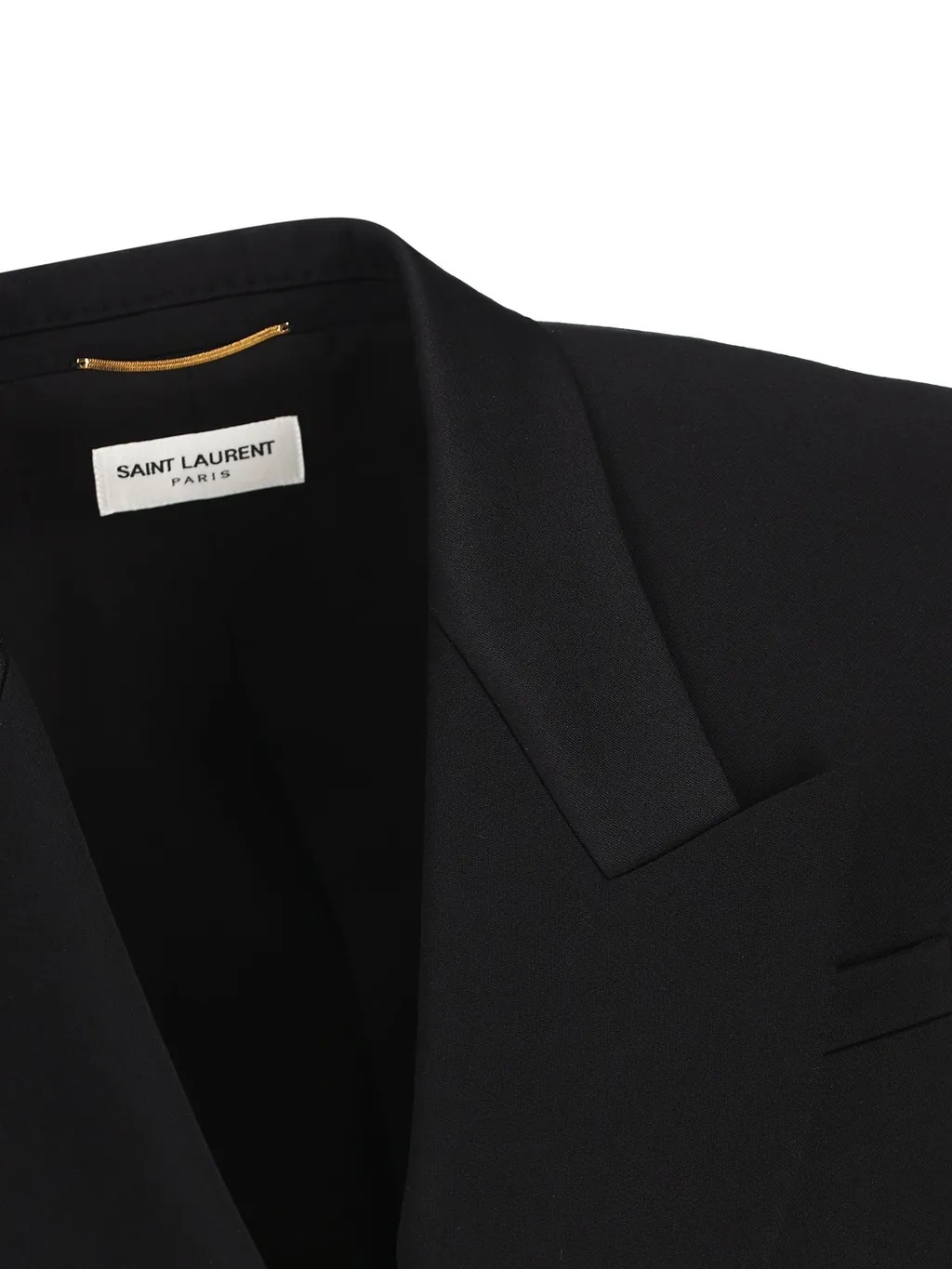 Saint Laurent Double-Breasted Long-Sleeved Jacket