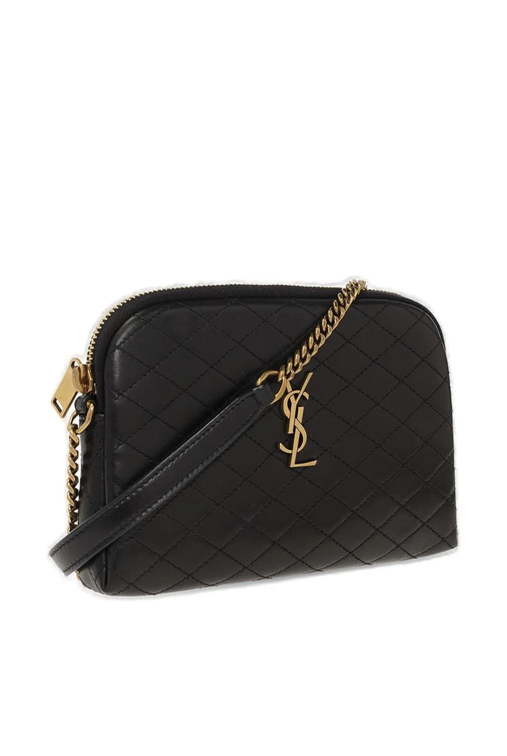 Saint Laurent Gaby Quilted Chain Pouch