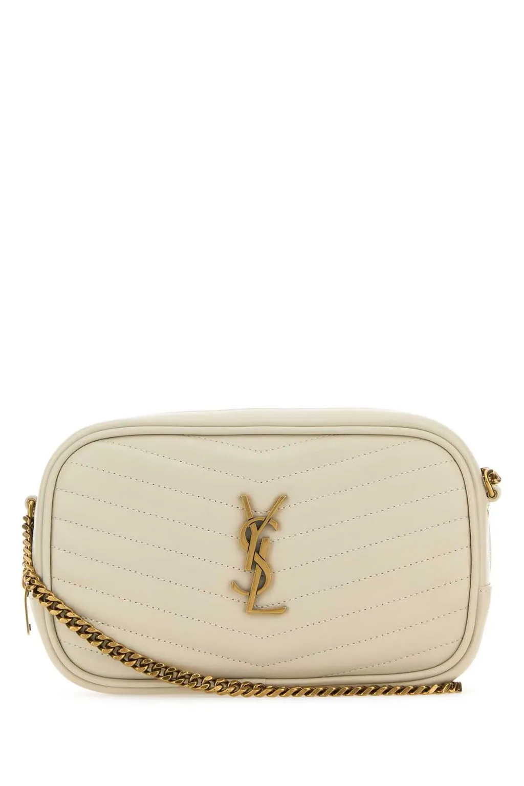 Saint Laurent Lou Logo Plaque Mini Shoulder Bag