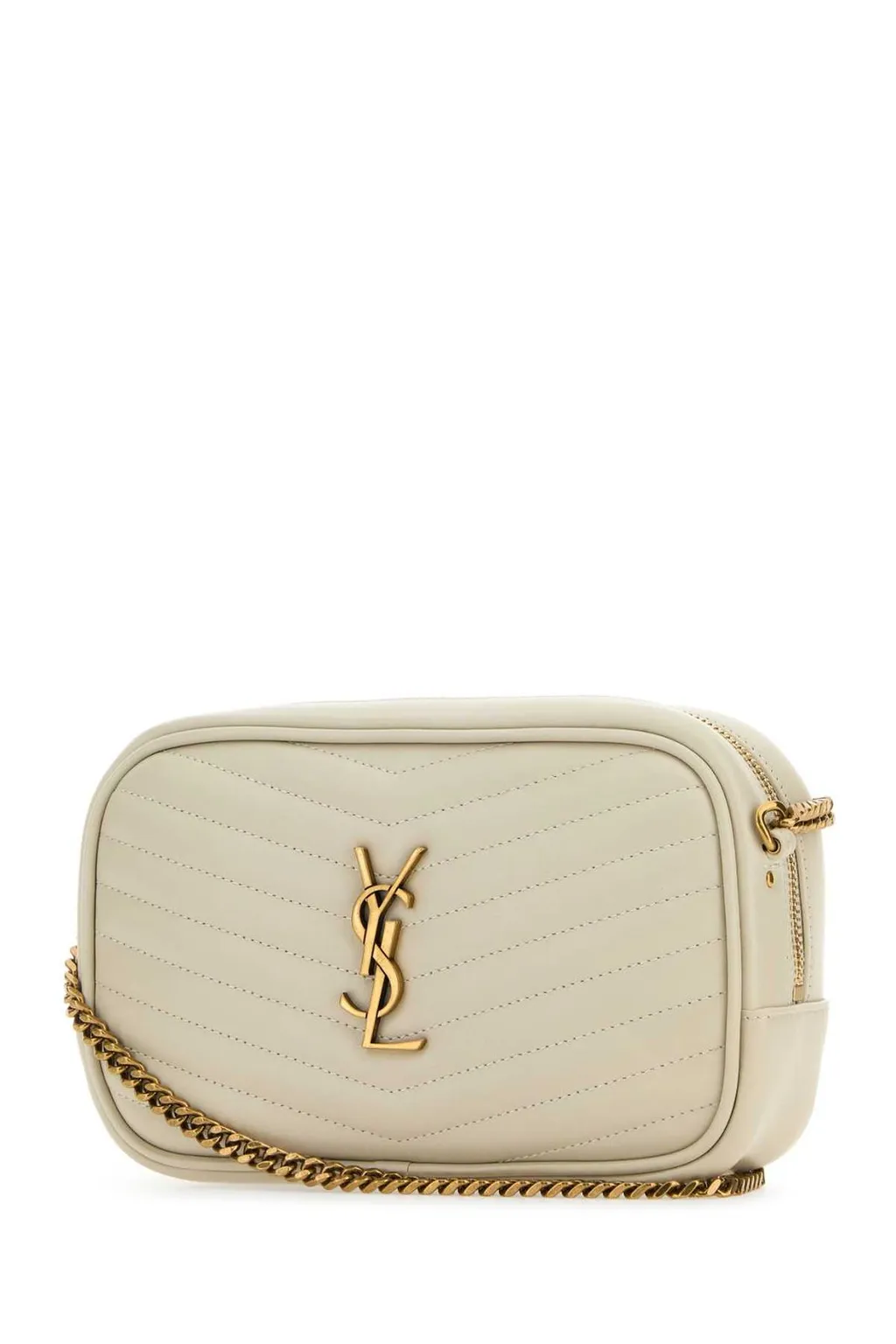 Saint Laurent Lou Logo Plaque Mini Shoulder Bag