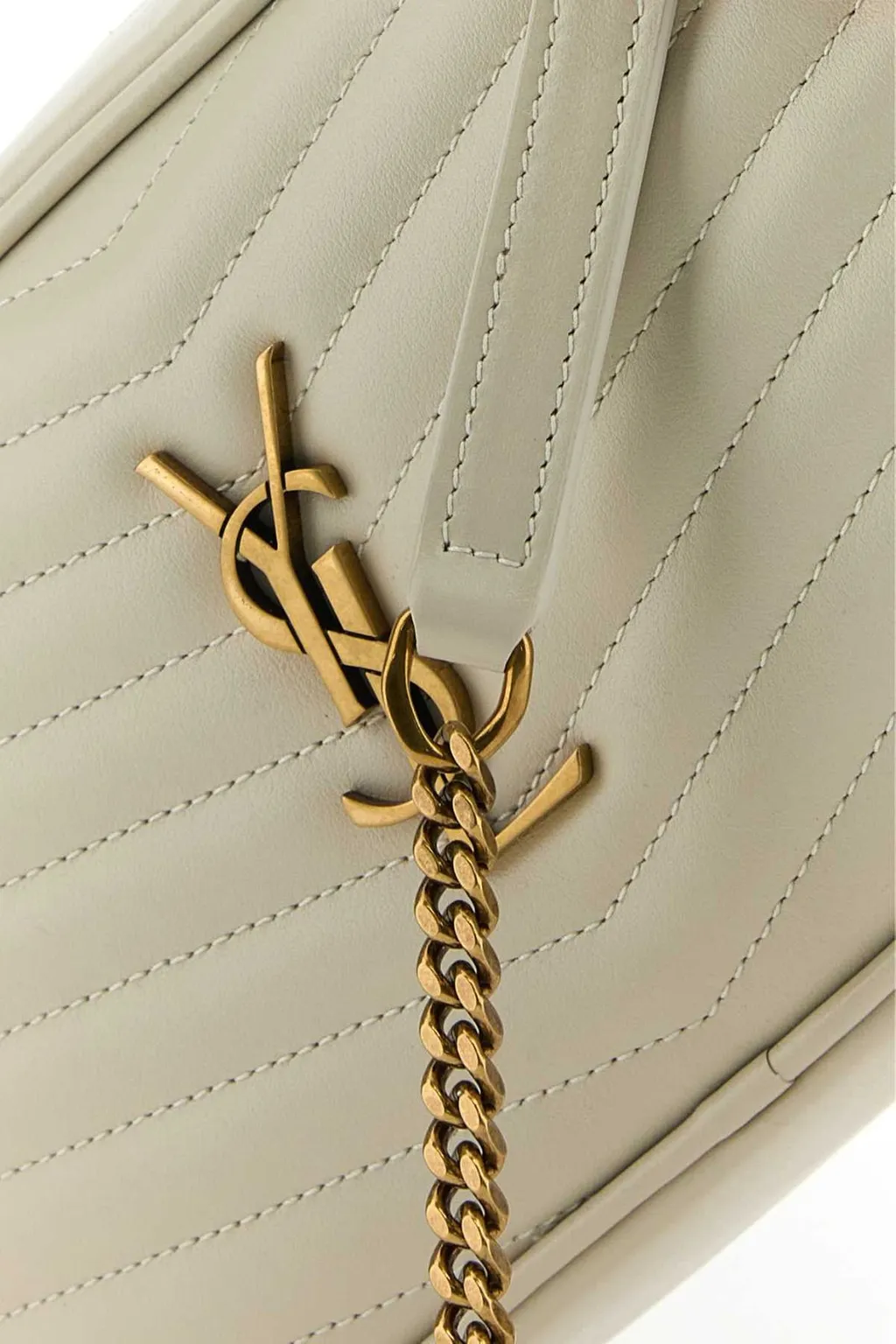 Saint Laurent Lou Logo Plaque Mini Shoulder Bag