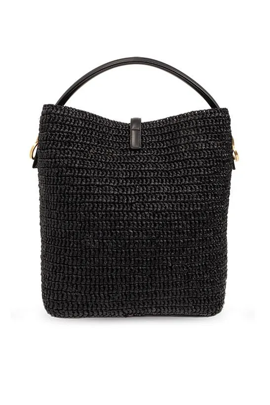 Saint Laurent Le 37 Logo Plaque Bucket Bag
